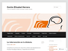 Tablet Screenshot of centreelisabetherrera.com